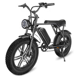 Elektrische Fiets, 20" E-bike met Dikke Banden,15Ah Batterij, E-bike Met 250W Motor Verwijderbare Batterij, bereik tot 45 km, elektrische fiets met 7 versnellingen SHIMANO-systeem