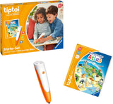 Ravensburger - tiptoi® – starterset – lezer + boek Mijn eerste Atlas – elektronisch educatief spel zonder scherm – vanaf 5 jaar – Franse versie – 00177