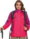 TACVASEN Dames 3-in-1 Jas Fleece Waterdicht Wintersportkleding Snowboarden Outdoor Skikleding