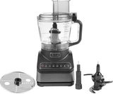 Ninja Foodprocessor met 4 Automatische Programma's, Hakken, Pureren, Snijden, Mixen en 3 Handmatige Snelheden, 2,1L Kom, Hak-, Snij- & Deegmessen, Vaatwasserbestendige Onderdelen, 850W, Zwart, BN650EU