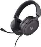 Trust Gaming GXT 498 Forta Gaming Headset - Officially Licensed for PlayStation 5 - Duurzame Headset met Afneembare Microfoon voor PS4 en PS5, Verstelbare Hoofdband, Kabel van 1.2m - Zwart