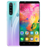 MTGud Goedkope smartphone, 5,0 inch display, Android mobiele telefoons, Dual SIM Dual Camera, 16 GB ROM UP tot 128 GB, Bluetooth-ondersteuning, GPS, Wi-Fi Basic Cell Phones (Note80-Purple)