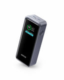 Anker Prime Powerbank, 12.000 mAh 2-poorts oplader met 130 W vermogen, slim display, compatibel met iPhone 14/13-serie, Galaxy, MacBook, Dell, en meer (laadstation niet inbegrepen)