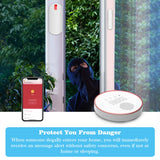 Draadloos huisalarm, 5G wifi, veiligheidssystemen voor thuis met app, 16-delige alarmset met 120 dB sirene, voor camper, garage, kantoor, compatibel met Alexa, Google