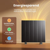 EMKE Elektrische verwarming, energiebesparend, 1000 W, staand apparaat of wandmontage, elektrische verwarming met lcd-display, weektimer, toepassing afstandsbediening, convectorverwarming