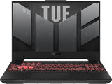 ASUS TUF Gaming A15 Laptop, 15,6 Full HD 16:9 IPS-display, AMD Ryzen 9 8945H, 16 GB RAM, 1 TB SSD, NVIDIA RTX 4060, Windows 11, QWERTZ toetsenbord, Mecha Grey