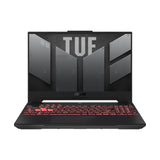 ASUS TUF Gaming A15 Laptop, 15,6 Full HD 16:9 IPS-display, AMD Ryzen 9 8945H, 16 GB RAM, 1 TB SSD, NVIDIA RTX 4060, Windows 11, QWERTZ toetsenbord, Mecha Grey