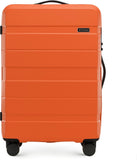 Wittchen Commodo Line Kofferset, harde bagage van ABS, TSA-slot, maat S + M + L, oranje, oranje, Koffer-Set 3tlg., Kofferset 3-delig.