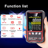 Netwerkkabeltester met 3 stuks remote netwerk, PoE-testkabel, lengtetest, multimeter, VFL, CAT5, CAT6, kabel-toner, ethernet, ethernet, video