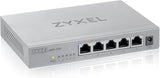 Zyxel 2,5G Meerkleuren-Gigabit Unmanaged SWitch met vijf poorten voor home entertainment of SOHO-netwerken [MG-105], MG-105-ZZ0101F, 5-poorten, 2,5G RJ45 Unmanaged,5 Port 2,5G RJ45 Unmanaged,Zwart