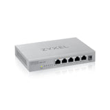 Zyxel 2,5G Meerkleuren-Gigabit Unmanaged SWitch met vijf poorten voor home entertainment of SOHO-netwerken [MG-105], MG-105-ZZ0101F, 5-poorten, 2,5G RJ45 Unmanaged,5 Port 2,5G RJ45 Unmanaged,Zwart