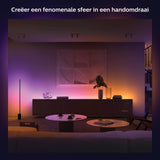 Philips Hue Ambiance Gradient Lightstrip 2 Meter - Wit en Gekleurd Licht - LED Strip Werkt met Alexa en Google Home - Verbind met Bluetooth of Bridge - Dimbaar - Basis