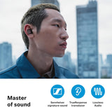 Sennheiser MOMENTUM True Wireless 4 - Smart Earbuds met Bluetooth 5.4, kristalhelder geluid, comfortabel ontwerp, accuduur van 30 uur en adaptieve ANC - wit zilver