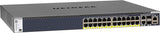 NETGEAR ProSAFE Managed Switch - GSM4328PB - Stackable platform met 24 PoE+ poorten + 2 x SFP+ en 2 x 10GBASE-T poorten (1000W PSU)