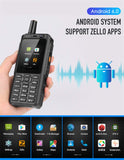 UNIWA Alps F40 Zello MTK6737M Walkietalkie 4G mobiele telefoon, IP65 waterdicht, robuuste smartphone, quad-core, 1 GB + 8 GB