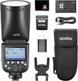 Godox V1 V1Pro S Flash Kit voor Sony Camera TTL Speedlight, 2.4G Draadloos, HSS 1/8000s, Afneembare Sub Flash SU-1 voor Sony Camera's