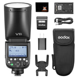 Godox V1 V1Pro S Flash Kit voor Sony Camera TTL Speedlight, 2.4G Draadloos, HSS 1/8000s, Afneembare Sub Flash SU-1 voor Sony Camera's