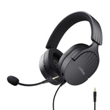 Trust Gaming GXT 489 Fayzo Gaming Headset, 85% Gerecycled Plastic, PC, PS5, PS4, Xbox Series X|S, Switch, Mobile, 3.5 mm Jack, Over-Ear Bedrade Koptelefoon met Noise Cancelling Microfoon - Zwart