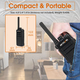 Retevis RB626 Professionele tweerichtingsradio, Rugged Walkie Talkies met USB-lader, 16-kanalen, 2000mAh, noodalarm, oplaadbare tweerichtingsradio voor school, supermarkt(5 Pack)