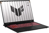 ASUS TUF Gaming A16 FA608WI-QT010W WQXGA Display, AMD Ryzen AI 9 HX 370, NVIDIA GeForce RTX 4070, 16 GB RAM, 1 TB SSD, Windows 11, Jaeger Gray