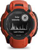 Garmin Instinct 2X Solar, Smartwatch, Oneindige batterijduur met Solar, Ingebouwde zaklamp, Multi-band GNSS, Flame red