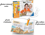 Ravensburger - tiptoi® - Complete set interactieve lezer + boek Egypte en zijn farao's - Elektronisch educatief spel zonder scherm - Vanaf 7 jaar - Franse versie - 00 144