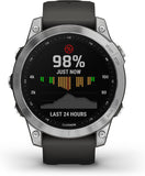 Garmin Fenix 7 Renewed GPS-multisportsmartwatch met kleurendisplay en touch-/toetsbediening, TOPO-kaarten, meer dan 60 vooraf geïnstalleerde sport-apps, Music Pay (gereviseerd)
