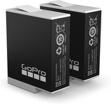 Set van 2 oplaadbare Enduro batterijen GoPro (HERO12 Black/HERO11 Black/HERO10 Black/HERO9 Black) – officieel GoPro accessoire