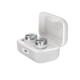 Sennheiser MOMENTUM True Wireless 4 - Smart Earbuds met Bluetooth 5.4, kristalhelder geluid, comfortabel ontwerp, accuduur van 30 uur en adaptieve ANC - wit zilver