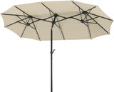 Schneider Salerno, Parasol, Naturel, ca. 300 X 150 cm, Rechthoekig