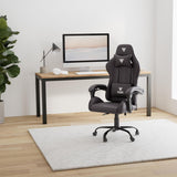 iTek Gaming Chair Rhombus FF10, stof, zwart, normaal