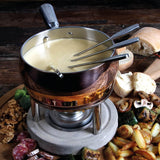 Boska Fondueset Koper - Kaas fondue - voor 1300 gram Kaas - 1,7 L