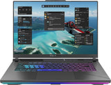 ASUS ROG Strix G16 Laptop | 16" Full-HD 165Hz/7ms 16:10 IPS Display | Intel Core i9-13980HX | 16 GB RAM | 1 TB SSD | NVIDIA RTX 4070 | Windows 11 | QWERTZ toetsenbord met 4-zone RGB | Eclipse Gray