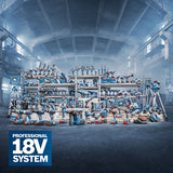 Bosch Professional 18V System accudecoupeerzaag GST 18 V-LI B (beugelversie, zaagdiepte in hout/alu/metaal: 120/20/8 mm, 3 decoupeerzaagbladen, antisplinterplaatje, zonder accu's en oplader, in doos)