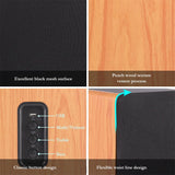 80W Boekenplank Luidspreker 2.0 HiFi Speaker Sound Systeem Hout Muziek Luidsprekers Voor TV Computer Kolom Soundbar 4.5Inch USB