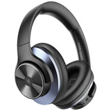 OneOdio A10 Bluetooth-hoofdtelefoon, over-ear, met hybride actieve ruisonderdrukking, tot 62 uur, draadloze hoofdtelefoon in Hi-Res audio, diepe bas, microfoon voor reizen, thuis, kantoor, zwart