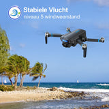 Loolinn | 4K Camera Drone voor Gevorderden Cadeau voor Beginners - Twee batterijen, 40 Minuten Vliegen, 4K UHD camera, ondersteuning voor Panorama's en Time-Lapse Fotografie, Onder 250g -Ideaal Cadeau