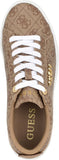 GUESS Genza Sneaker voor dames, Latte Multi 110, 8 US