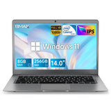 BMAX Laptop 14 inch notebook S14, 8 GB RAM 256 GB SSD Expansion 1TB Notebook Intel N4100 Laptop Win 11 Pro FHD 1920x1080 2.4G/5G WiFi, Mini HDMI, BT4.2, USB 3.0