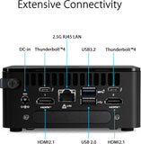 ASUS NUC 13 Pro Barebone Desktop-PC (Intel Core i3-1315U, Intel UHD Graphics, geen geheugen, geen geheugen, geen besturingssysteem, incl. stroomkabel)