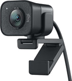 Logitech StreamCam - Live stream-webcam voor YouTube en Twitch, Full HD 1080p, 60 FPS, USB-C-aansluiting, kunstmatige intelligentie, gezichtsherkenning, autofocus, verticale video - grafiet