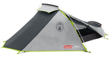 Coleman Cobra 3, ultralicht en compact voor 3 personen, 100% waterdicht, genaaide vloerdoek, trekkingtent met aluminium stangen, snelpitching, uniseks, grijs, eenheidsmaat