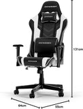 DXRacer (Het Origineel) Prince P132 Gamingstoel, Kunstleer, Zwart-Wit, Tot 185 cm