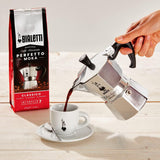 Bialetti Moka Express Espressomachine, Aluminium, Grijs, 6 Kopjes