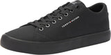 Tommy Hilfiger Heren Th Hi Vulc Low Canvas Fm0fm04882 Vulcanized Sneaker, Zwart, 40 EU