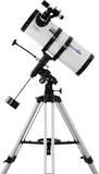 Zoomion Zwaartekracht 150/1400 EQ Astronomische Reflecterende Telescoop Set met statief, opzet, oculairen voor volwassen astronomiebeginners