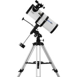 Zoomion Zwaartekracht 150/1400 EQ Astronomische Reflecterende Telescoop Set met statief, opzet, oculairen voor volwassen astronomiebeginners