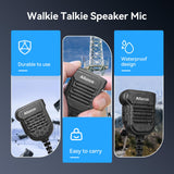 Retevis Ailunce HA1UV Ham Radio met Speaker Mic, Dual Band Amateur Radio, IP67 Waterdicht, 2800mAh Oplaadbaar, Lange Bereik Handheld Transceiver voor Noodredding, Ham Event (1 Stuks)