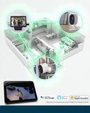 Arlo Ultra 2 draadloze WiFi-beveiligingscamera voor buiten, 4K UHD, 180˚ kleurennachtzicht, sirene, bewegingsdetectie, 2-weg-audio, Smart Hub inbegrepen, incl. proefp. Arlo Secure, 4 cam-kit, zwart
