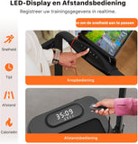 Mobvoi Home Loopband 3-in-1 Opvouwbare loopband 2,5 PK Voor Thuislooppad Draagbare loopmachine onder bureau met afstandsbediening LED-display voor thuis en op kantoor 120 kg 12 km/u